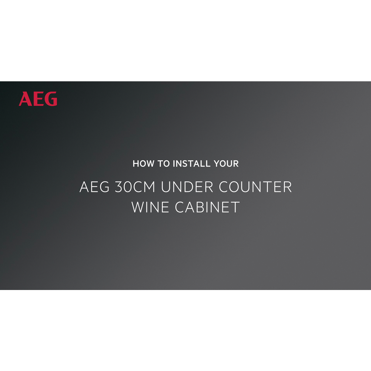 AEG - Vīna dzesētājs - AWUS018B7B